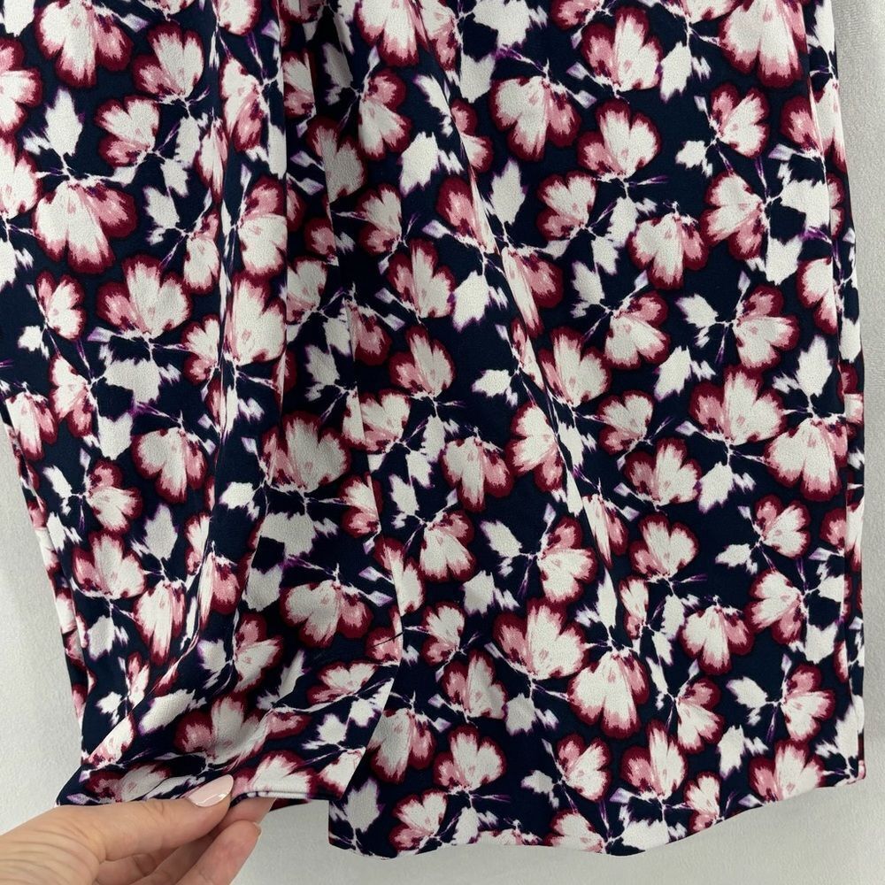 Banana Republic Floral Mini Dress - Navy and Pink - Picture 6 of 11